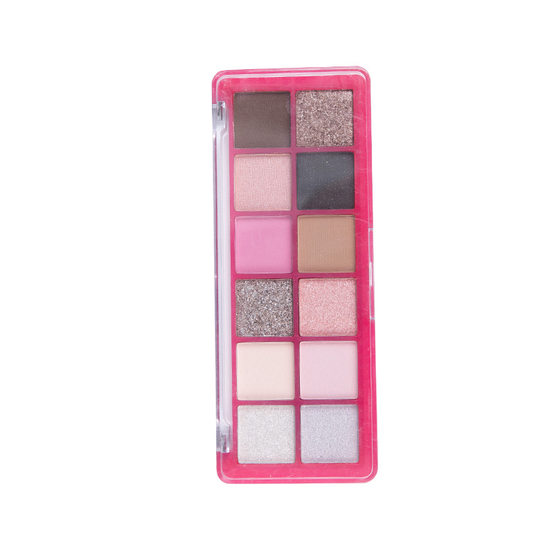 12 Color Glitter Waterproof Eyeshadow