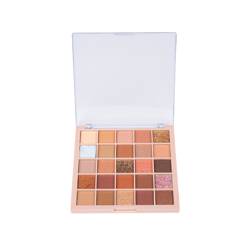 25 Color Glitte And Shimmer Eyeshadow Palette