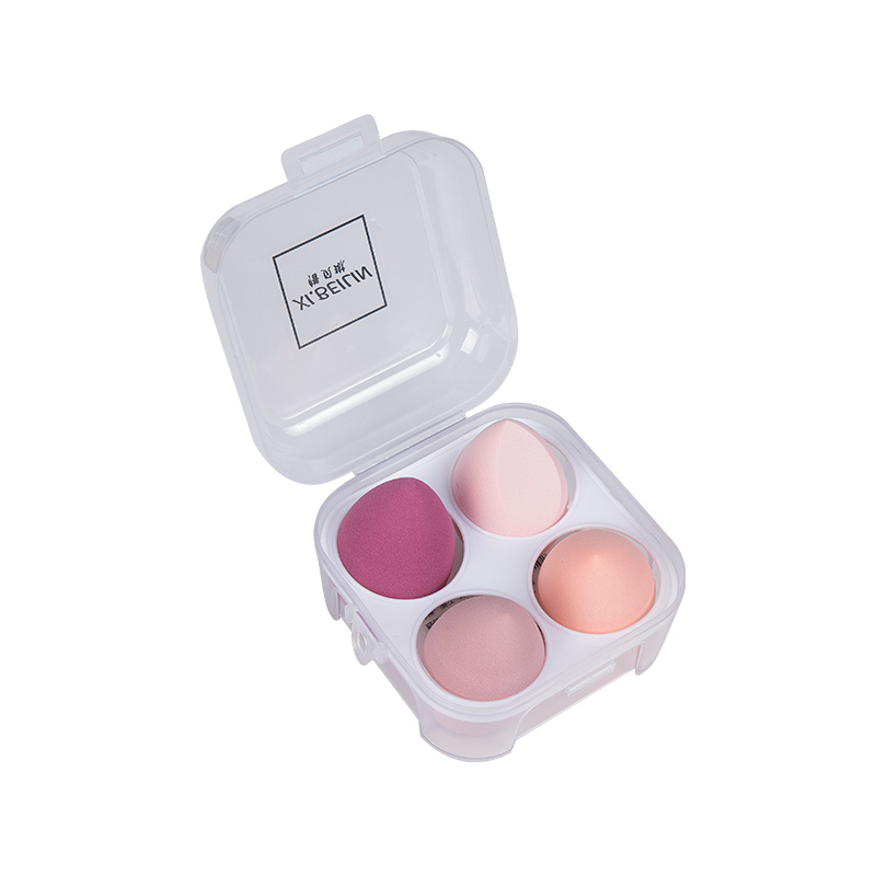 4 Pcs/Set Makeup Sponge Set For Liquid Cream And 1 Mini Makeup Sponge