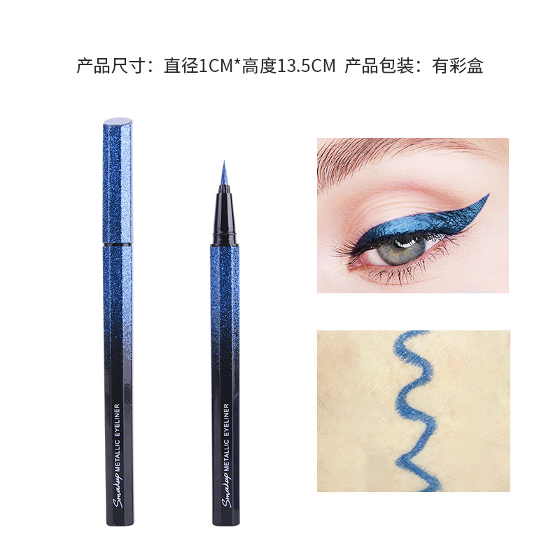 6 Color Sex Waterproof Fine Eyeliner Pen  