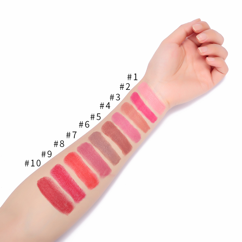 10 Color Velvet Matte Lipstick 