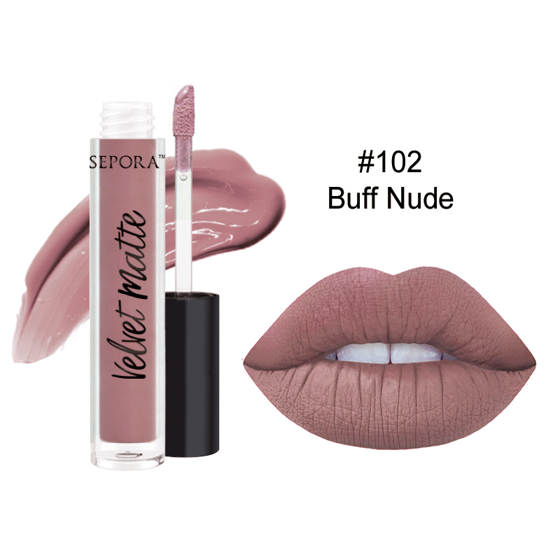 12 Color Velvet Matte Lip Gloss Women Makeup Liquid Lipstick 